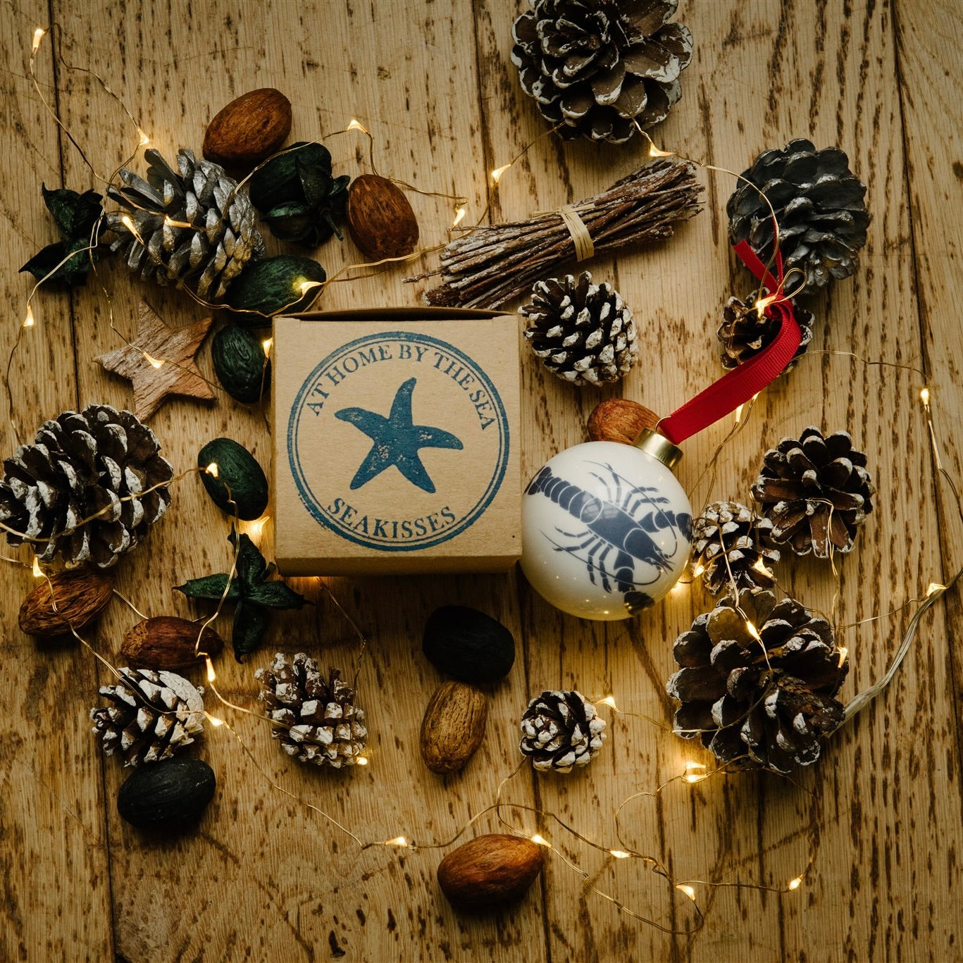 Lobster Bauble - Fine Bone China Coastal Design-SeaKisses