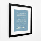 Aberdovey/Aberdyfi Typographic Print-SeaKisses