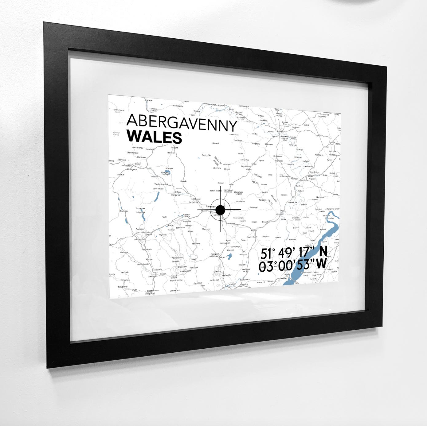 Abergavenny Landmark Map-SeaKisses