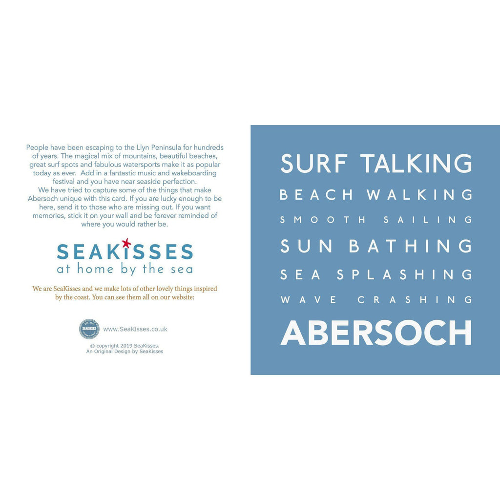 Abersoch - Greeting Card-SeaKisses