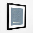 Abersoch Typographic Print-SeaKisses