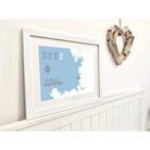 Ainsdale Map Coastal Map Print-SeaKisses