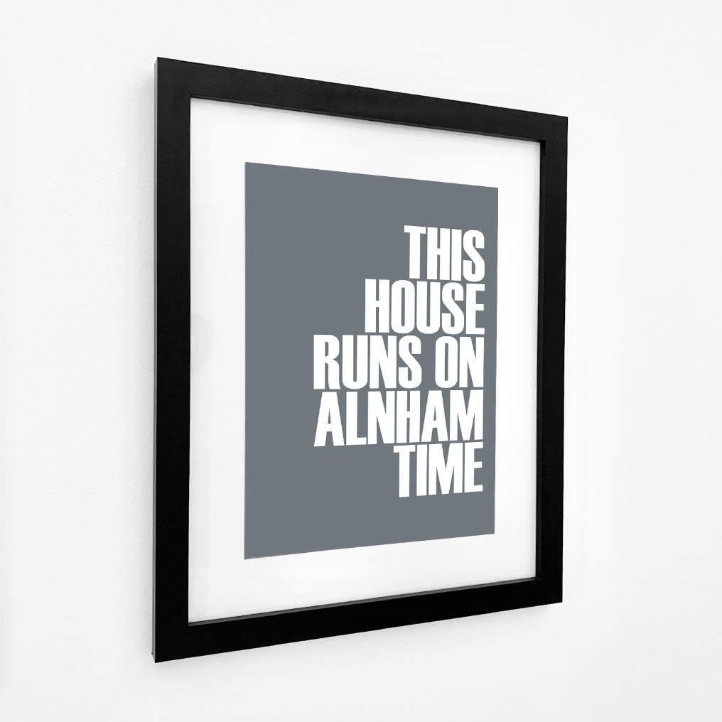 Alnham Time Typographic Print-SeaKisses