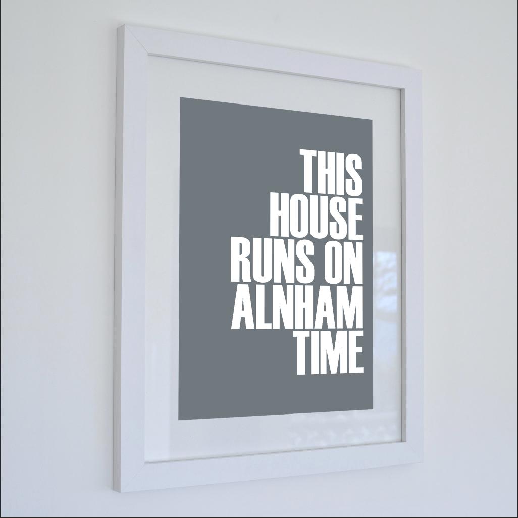 Alnham Time Typographic Print-SeaKisses