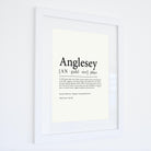 Anglesey Definition Typographic Print-SeaKisses