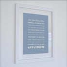 Appledore Typographic Print-SeaKisses