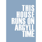 Argyll Time Typographic Print-SeaKisses