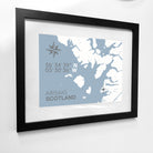 Arisaig Coastal Map Print-SeaKisses