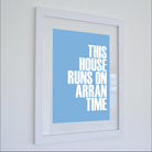 Arran Time Typographic Print-SeaKisses