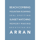 Arran Typographic Print-SeaKisses