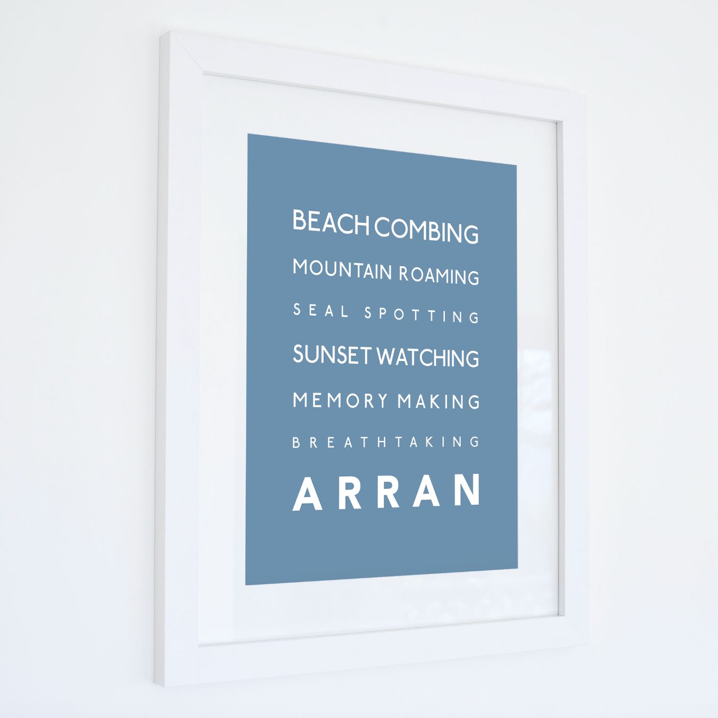 Arran Typographic Print-SeaKisses