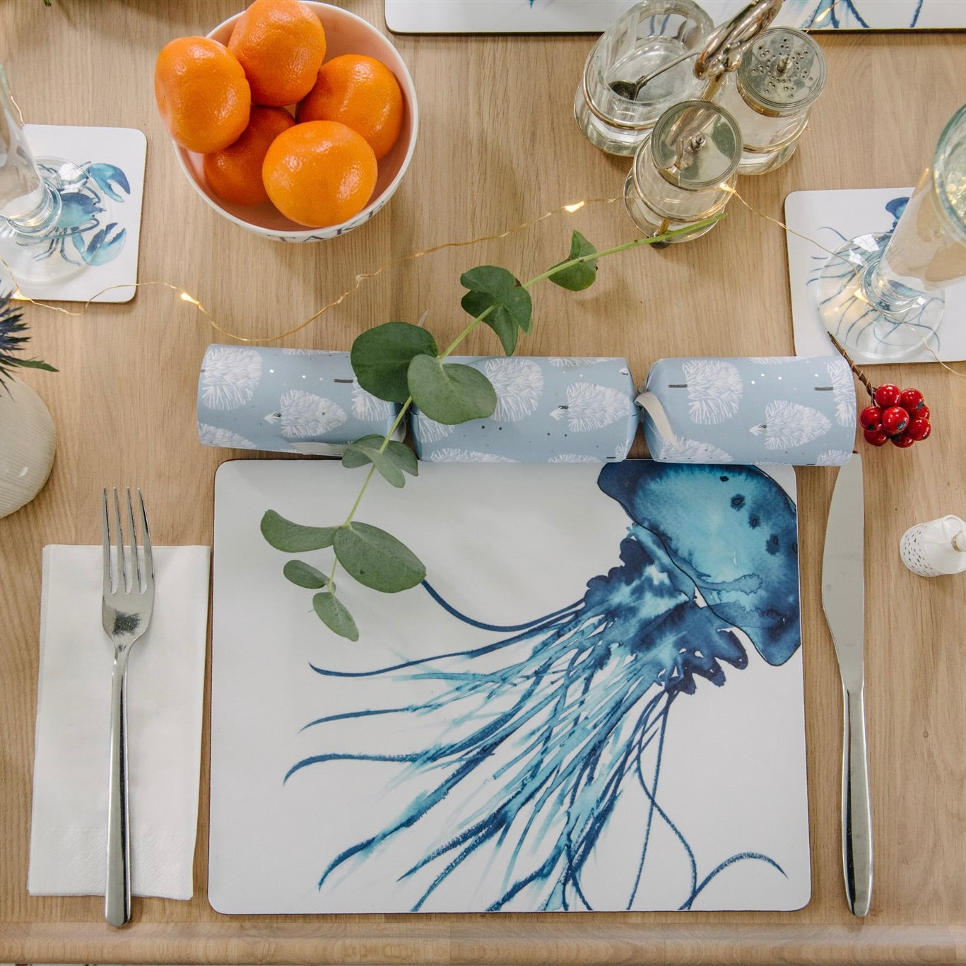 Jellyfish Design Placemat-SeaKisses