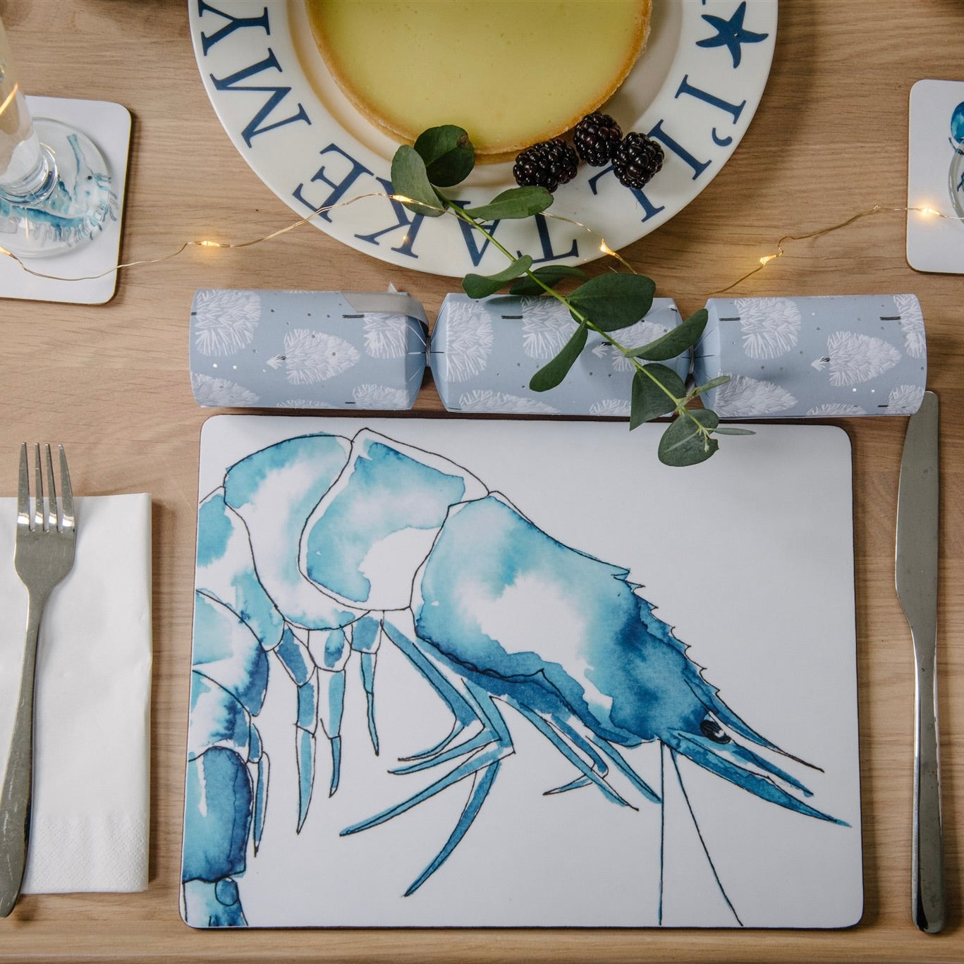 Prawn Design Placemat-SeaKisses