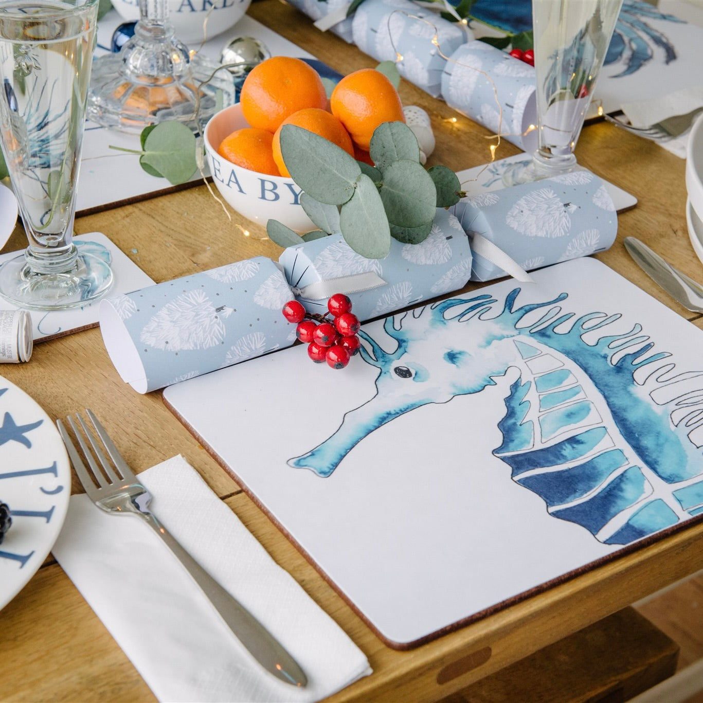 Seahorse Design Placemat-SeaKisses