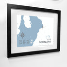 Ayr Coastal Map Print-SeaKisses