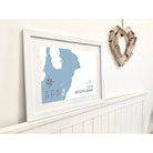 Ayr Coastal Map Print-SeaKisses