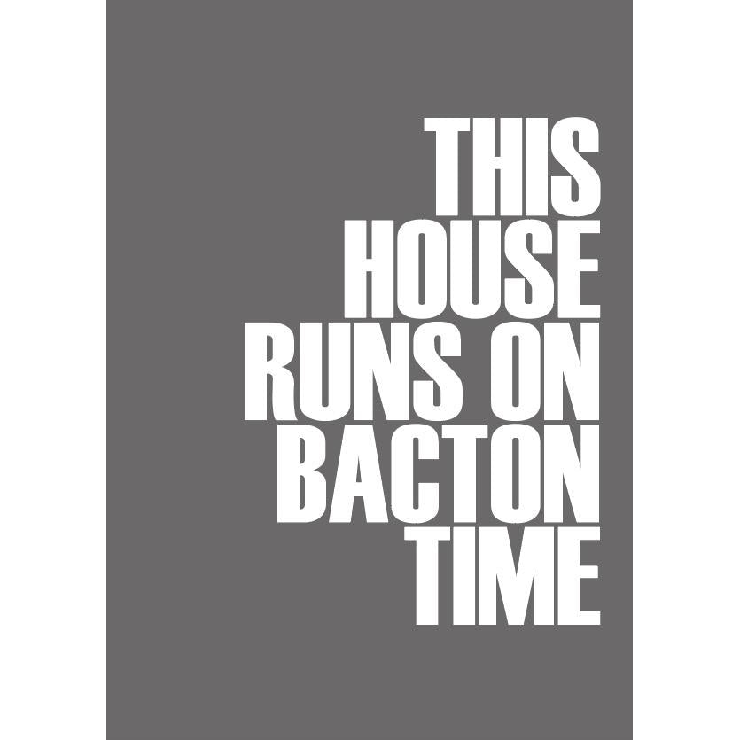 Bacton Time Typographic Print-SeaKisses