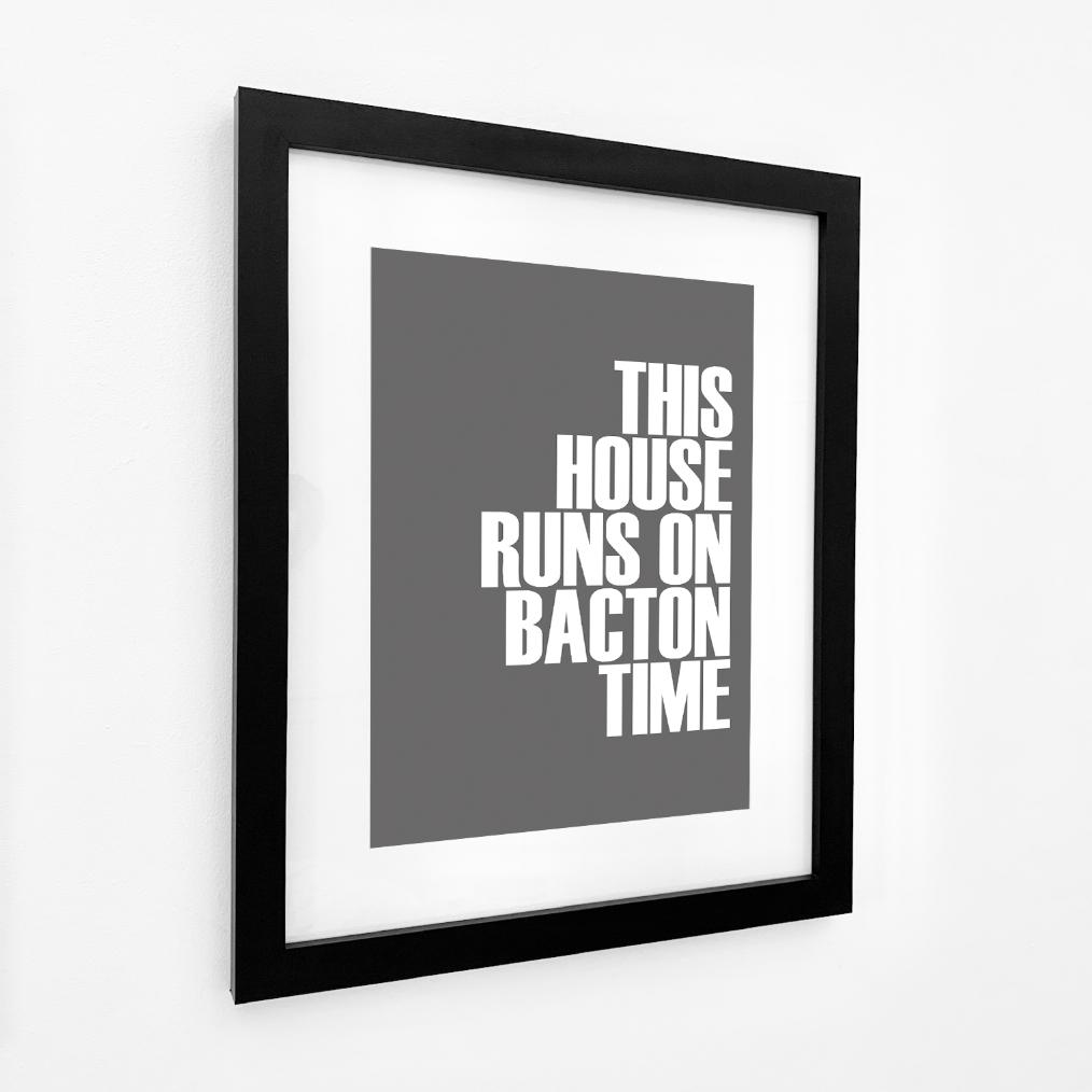 Bacton Time Typographic Print-SeaKisses