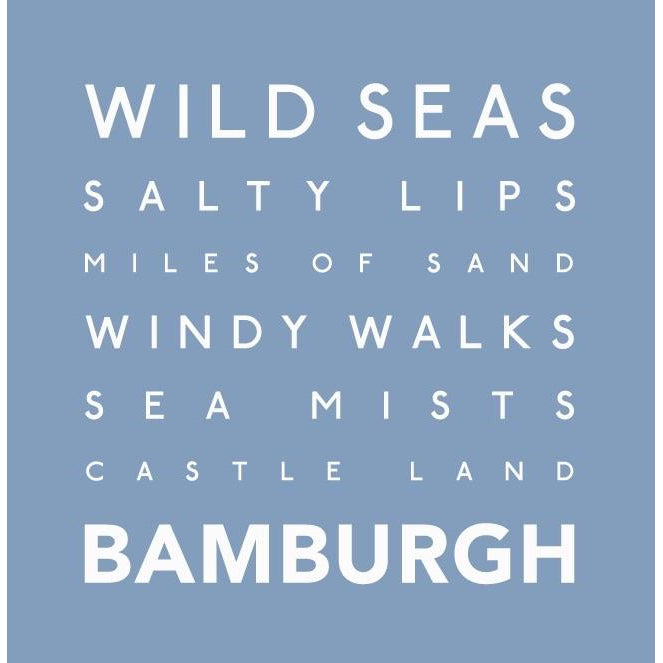Bamburgh - Greeting Card-SeaKisses