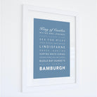 Bamburgh Typographic Print-SeaKisses