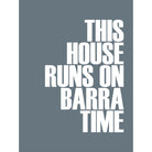 Barra Time Typographic Print-SeaKisses