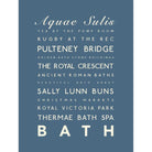 Bath Typographic Print-SeaKisses