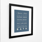 Bath Typographic Print-SeaKisses