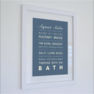 Bath Typographic Print-SeaKisses