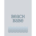 Beach Babe Typographic Print-SeaKisses