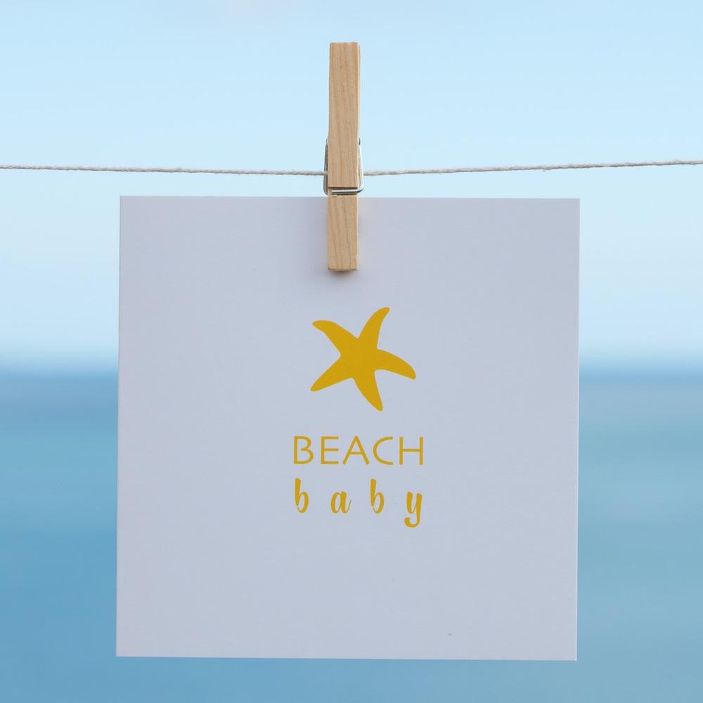 Beach Baby - Greeting Card-SeaKisses