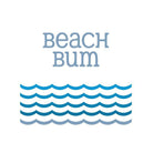 Beach Bum - Greeting Card-SeaKisses