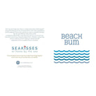 Beach Bum - Greeting Card-SeaKisses