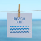 Beach Bum - Greeting Card-SeaKisses