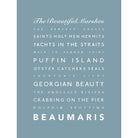 Beaumaris Typographic Print-SeaKisses