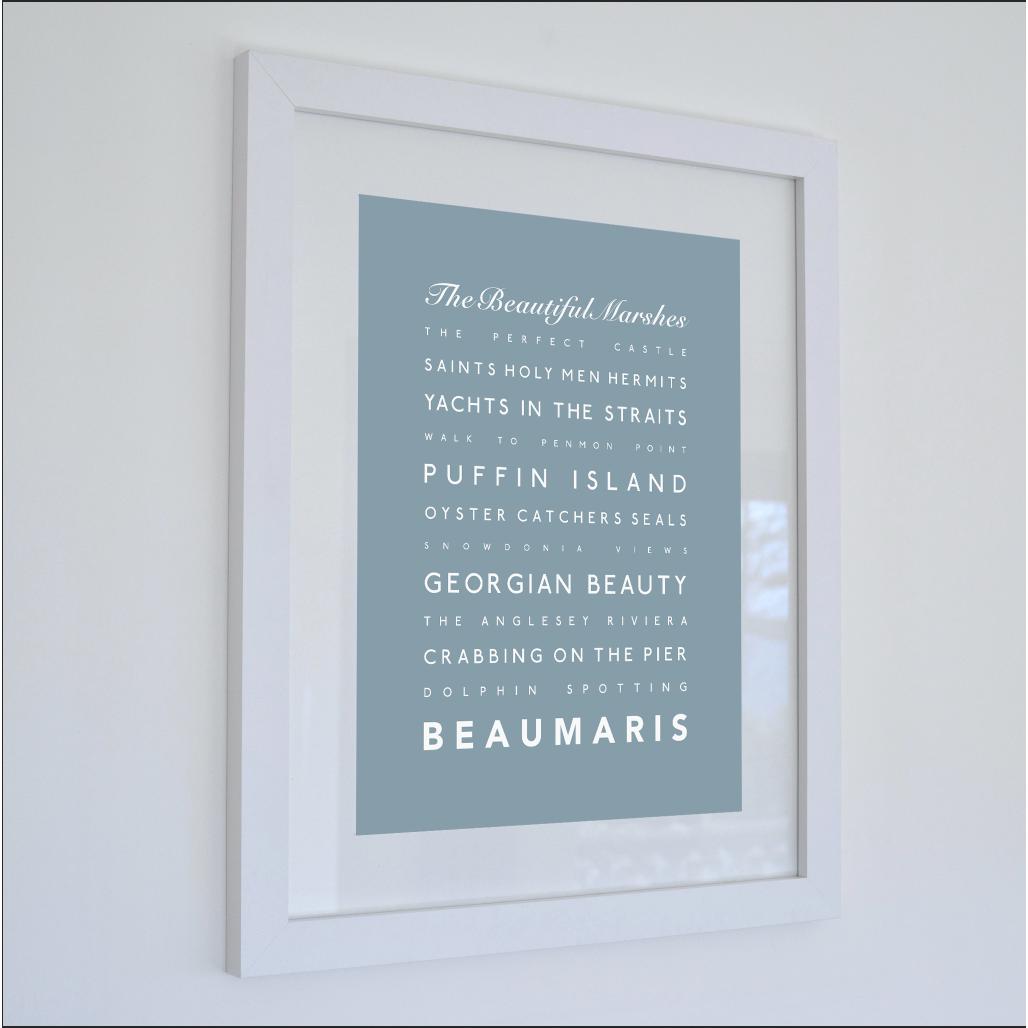 Beaumaris Typographic Print-SeaKisses