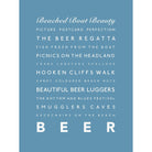 Beer Typographic Print-SeaKisses