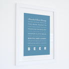 Beer Typographic Print-SeaKisses