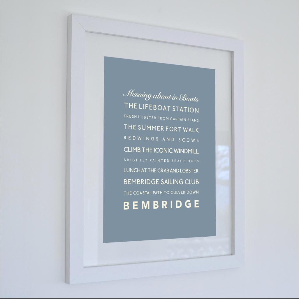 Bembridge Typographic Print-SeaKisses