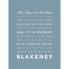 Blakeney Typographic Print-SeaKisses