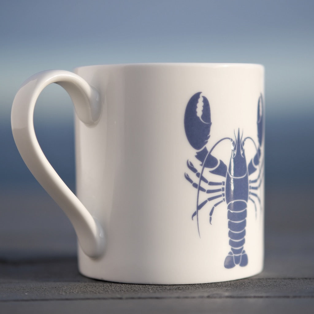 Blue Lobster Mug-SeaKisses