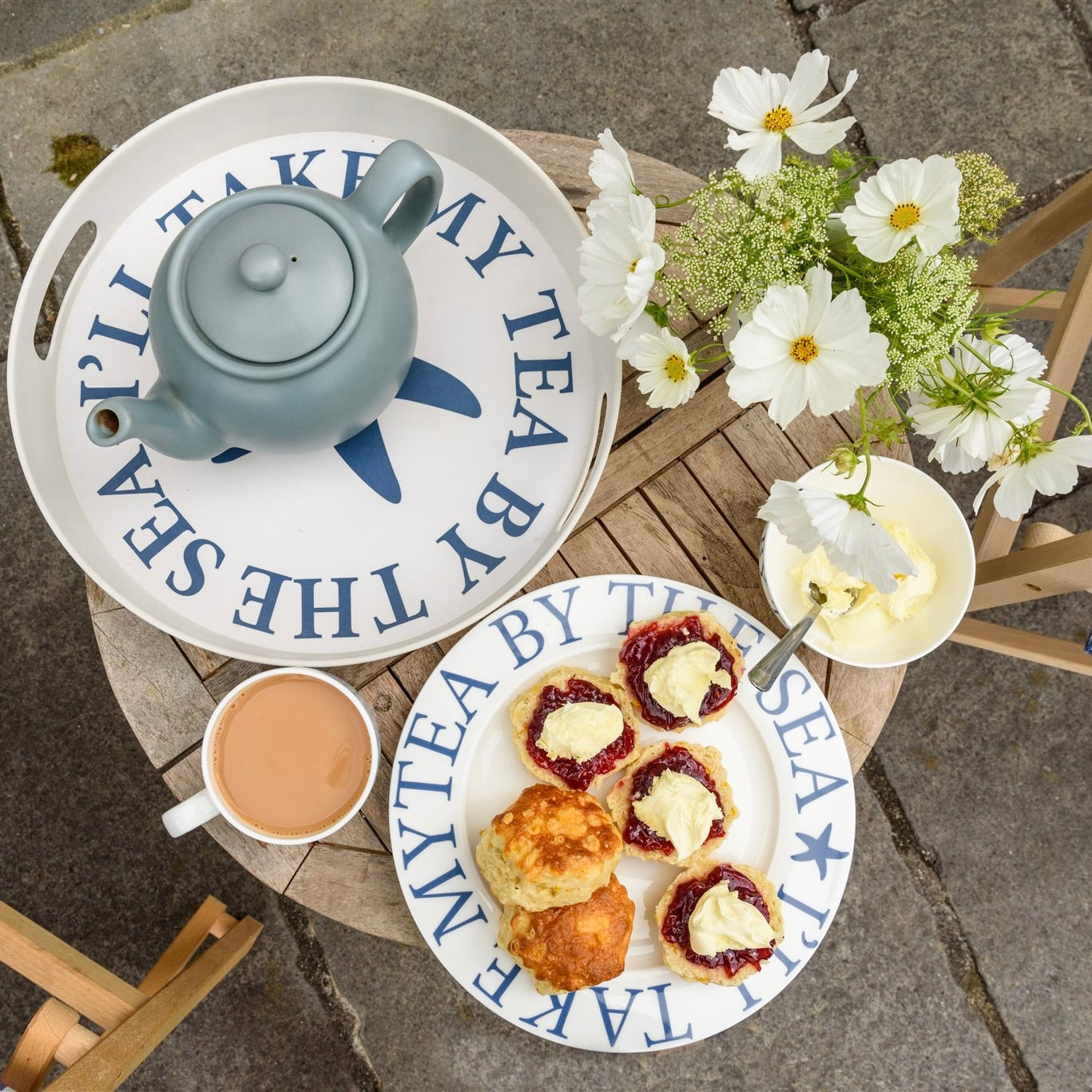 Tea by the Sea - Bamboo Fibre Starfish Tray-SeaKisses