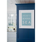 Beside the Sea Typographic Print-SeaKisses
