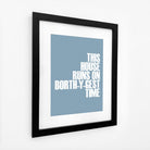 Borth-y-Gest Time Typographic Print-SeaKisses