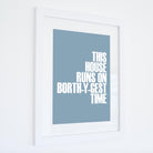 Borth-y-Gest Time Typographic Print-SeaKisses