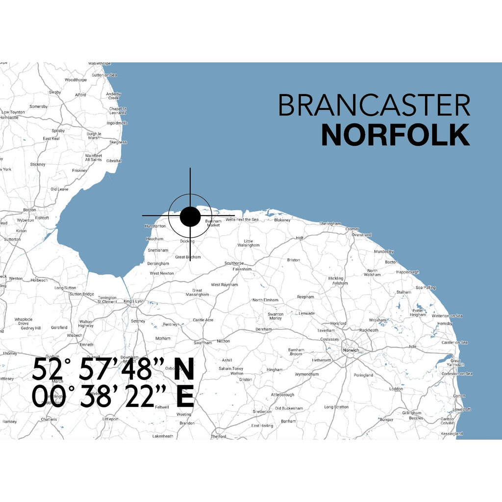 Brancaster Landmark Map-SeaKisses