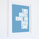 Brid Time Typographic Print-SeaKisses