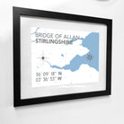 Bridge of Allan Map Print-SeaKisses