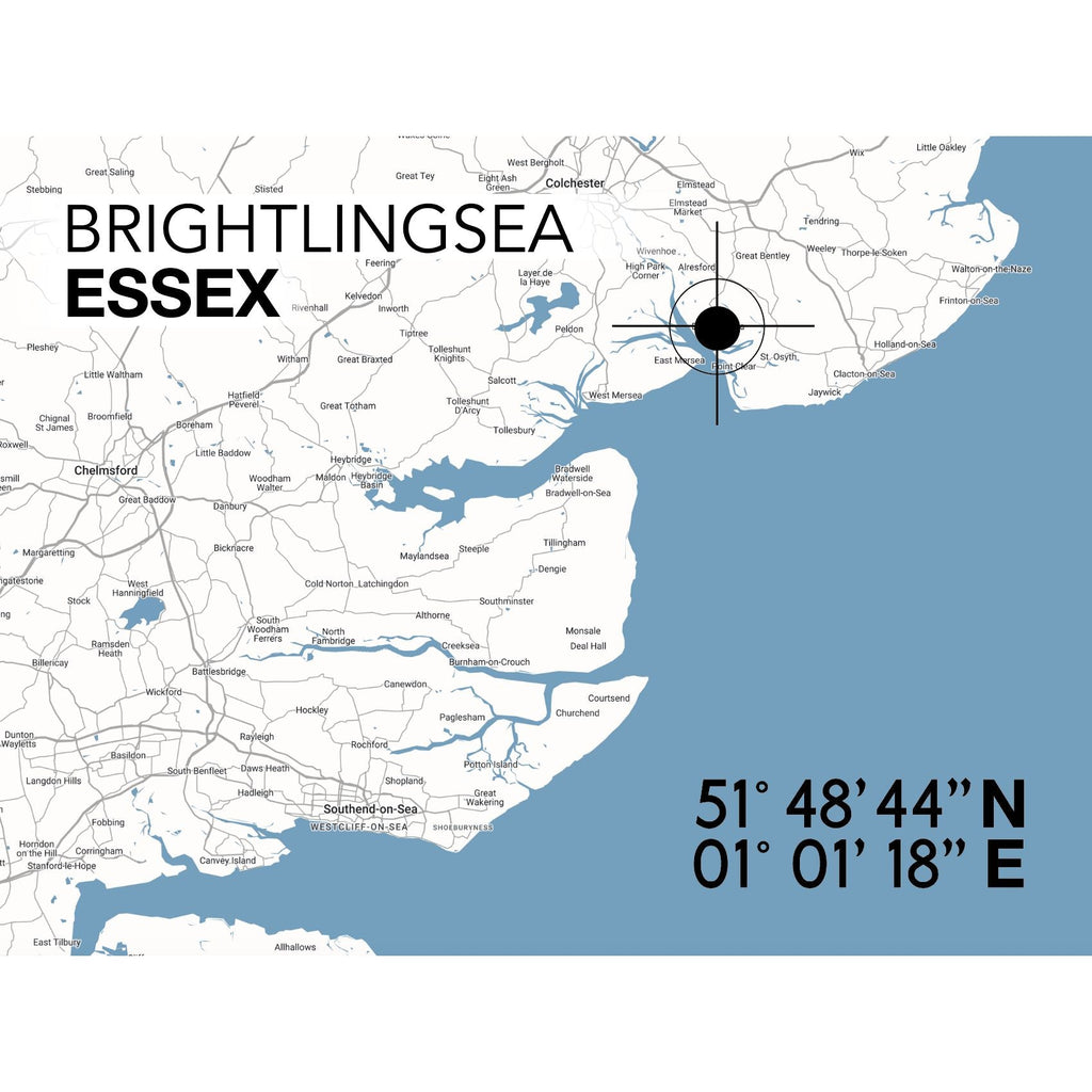 Brightlingsea Landmark Map-SeaKisses