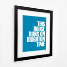 Brighton Time Typographic Print-SeaKisses