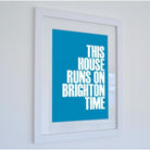 Brighton Time Typographic Print-SeaKisses